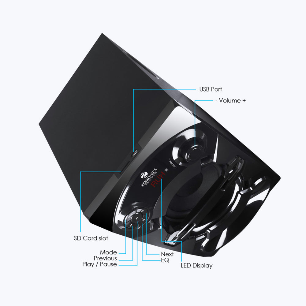 ZEBRONICS TRUMP 5.1 BT SPEAKER ZEBRONICS TRUMP 5.1 BT SPEAKER